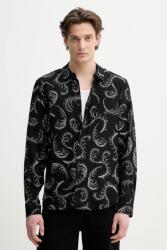 The Kooples ing férfi, galléros, fekete, regular, HCCL30019K - fekete XL