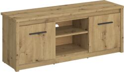 Mobikon Comoda TV PAL stejar Artisan Airon 125, 4x36, 2x50 cm (0000374700) Comoda