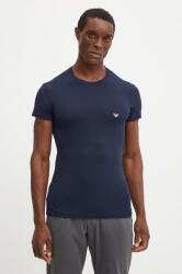 Emporio Armani Underwear póló otthoni viseletre sötétkék, sima, 111035 4F512 - sötétkék S