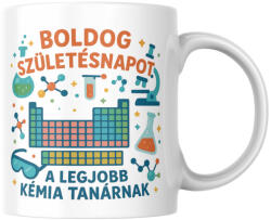 Boldog születésnapot a legjobb kémia tanárnak bögre (Boldog_szuletesnapot_legjobb_kemia_tanarnak_bogre)