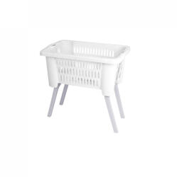 Excellent Houseware Cos rufe cu picioare Excellent Houseware, polipropilena, 60x40x60 cm, alb (KO-Y54980780)