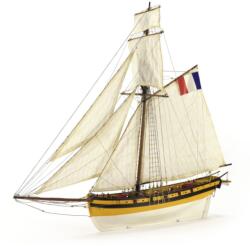 Artesanía Latina Navomodel Corsarul Cutter Le Renard, scara 1: 50 Model de navă din lemn - Artesania Latina (22401)