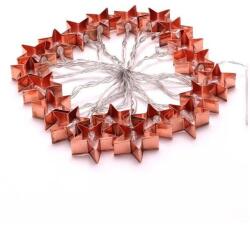 Iris 4616155 Csillag alakú fém/4m/meleg fehér/20db LED-es/3xAA elemes fénydekoráció (MEN-R1-22257)