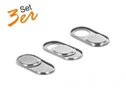 Delock Webcam Cover for Laptop, Tablet and Smartphone 3 pack Silver (20656)