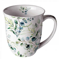 Ambiente Eucalyptus All Over Porcelánbögre 0, 4L