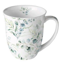 Ambiente Porcelán bögre - 400ml - Eucalyptus All Over