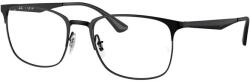 Ray-Ban Szemüvegkeretek, Ray Ban, RB 6421 2904, téglalap alakú, fekete, fém, 56 mm x 18 mm x 150 mm (RB64212904)