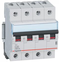 Legrand TX3 C20 6kA BIC 4 pólusú kismegszakító (403563)