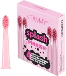 Vitammy Splash TH1811-4 Pinkish, 4db-os fogkefe fej készlet, Rózsaszín (rezervepinkish)