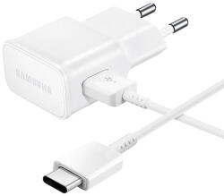 Samsung EP-TA200EWE USB-A 15W-os fali töltő EP-DR140AWE USB-A - USB-C kábellel (OOB Bulk - csere csomagolás) - fehér