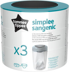 Tommee Tippee utántöltő Sangenic Simplee 3 db-os - fertinet