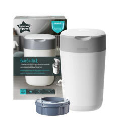 Tommee Tippee pelenkacsomagoló Twist and Click fehér