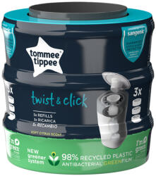 Tommee Tippee pelenkatároló utántöltő kazetta Sangenic Tec citrus 3 db