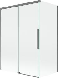 Mexen Rox параван за вана, 2-крилен плъзгащ се 120 + 70 x 150 см, прозрачен, gun metal - 8C9-120-070-95-00 (8C9-120-070-95-00)