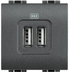Legrand Incarcator dublu usb 5Vdc Bticino Living Light L4285C2 (L4285C2)
