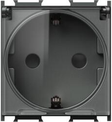 TEM Modul Priza SCHUKO+capac 2P antracit (TEM-VM11AT-B)
