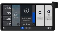 Shelly Display smart cu intrerupator integrat Shelly Wall display X 2 Silver (3800238072308)