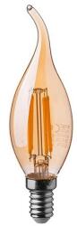 V-TAC Bec LED E14 4W cu filament 2200K alb cald V-TAC SKU-217114 (SKU-217114)