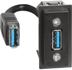 Legrand Conector USB tip A preconectat 1 modul Bticino Living Now K4285P (K4285P)