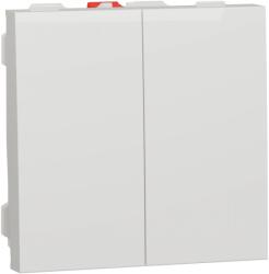 Schneider Electric Intrerupator dublu 10A 2 module Schneider Noua Unica NU321118 (NU321118)