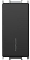 TEM Modul Int. Simplu 1M 16A IP20 Negru (TEM-SM10SBIN-U)