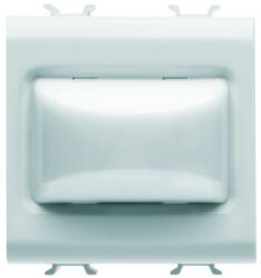 Gewiss Lampa semnalizare reliefata transparenta 2 module 12V ac/dc / 230V ac Gewiss Chorus GW10631 (GW10631)