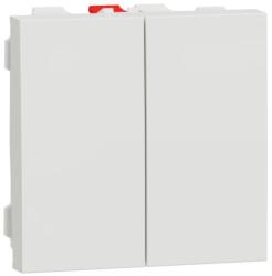 Schneider Electric Intrerupator cap scara dublu 10A 2 module Schneider Noua Unica NU321318 (NU321318)