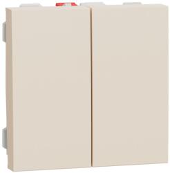 Schneider Electric Intrerupator dublu 10A 2m Schneider Noua Unica NU321144 (NU321144)