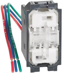 Legrand Intrerupator inversor cu doua chei 1-0-2 pentru hotel cu LED Bticino Living Now K4027H (K4027H)