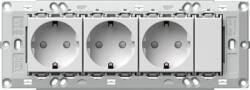 TEM Modul Set 3 prize SCHUKO 7M alb (TEM-CM11PW-U)