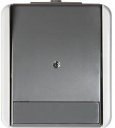 TEM Fontana Buton cu LED Simplu 1M 10A IP44 Gri (TEM-SF11GYTI-U)