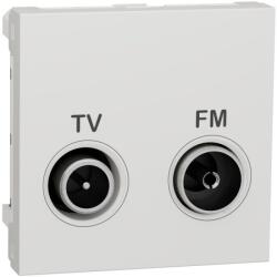 Schneider Electric Priza TV/FM intermediara 2 module Schneider Noua Unica NU345318 (NU345318)