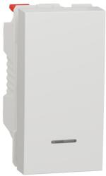Schneider Electric Intrerupator revenire 10A 1 modul indicator luminos Schneider Noua Unica NU310618N (NU310618N)