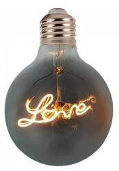 V-TAC Bec LED G125 E27 5W cu filament 2200K alb cald model love V-TAC SKU-2700 (SKU-2700)