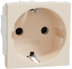 Schneider Electric Priza 2P+E, 16A 2 module Schneider Noua Unica NU303644, bej (NU303644)