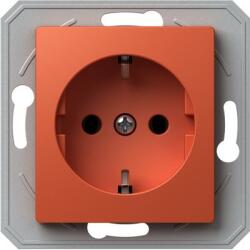 TEM Ekonomik Priza SCHUKO 1P 16A ST IP20 Portocaliu (TEM-VE10ORXO-B)