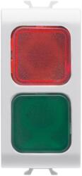 Gewiss Lampa semnalizare rosu/verde 1 modul Gewiss Chorus GW10629 (GW10629)