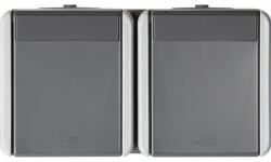 TEM Fontana Priza dubla CP PT gri (TEM-CF10GY-U)