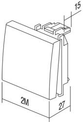 TEM Modul buton 2M PW NT 99 (TEM-TM12PWNT99-U)