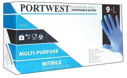 Portwest Kesztyű S-XL A925 nitrile kék 100pár/doboz