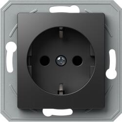 TEM Ekonomik Priza SCHUKO 1P 16A ST IP20 Negru (TEM-VE10NBXO-B)