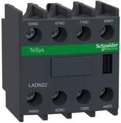 SCHNEIDER Bloc contact auxiliar Tesys D 2NO + 2NC borne cu cleme cu surub Schneider LADN22 (LADN22)