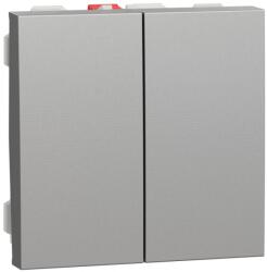 Schneider Electric Intrerupator dublu 10A 2m Schneider Noua Unica NU321130 (NU321130)