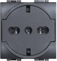 Legrand Priza 2 module 16A standard german/italian Bticino Living Light L4140/16F (L4140/16F)