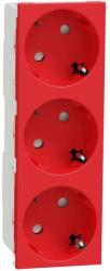 Schneider Electric 3xPriza modulara 2P+E (NU307603)