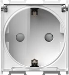 TEM Modul Priza SCHUKO+capac 1P 16A ST IP20 alb (TEM-VM11PT-B)