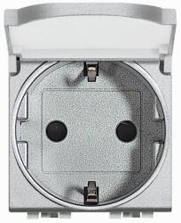Legrand Priza 2P+T 16A cu capac Bticino Living Light NT4141PW (NT4141PW)