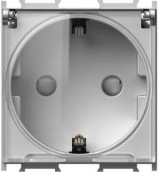 TEM Modul Priza SCHUKO+capac 1P 16A ST IP20 argint (TEM-VM11ST-B)