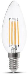V-TAC Bec E14 cu filament LED 4W 3000K V-TAC SKU-214301 (SKU-214301)