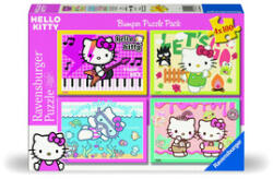 Ravensburger Puzzle 4x100 - Hello Kitty (12004159)
